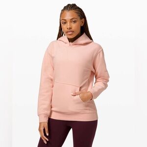 Lululemon All Yours Fleece Hoodie - Pink Mist Size 12